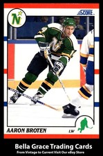 1990-91 Score American Aaron Broten #162 Minnesota North Stars NHL Hockey 