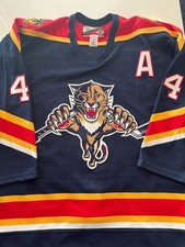 Reebok Florida Panthers Navy Alt Authentic Rob Niedermayer #44 A Jersey Size 52