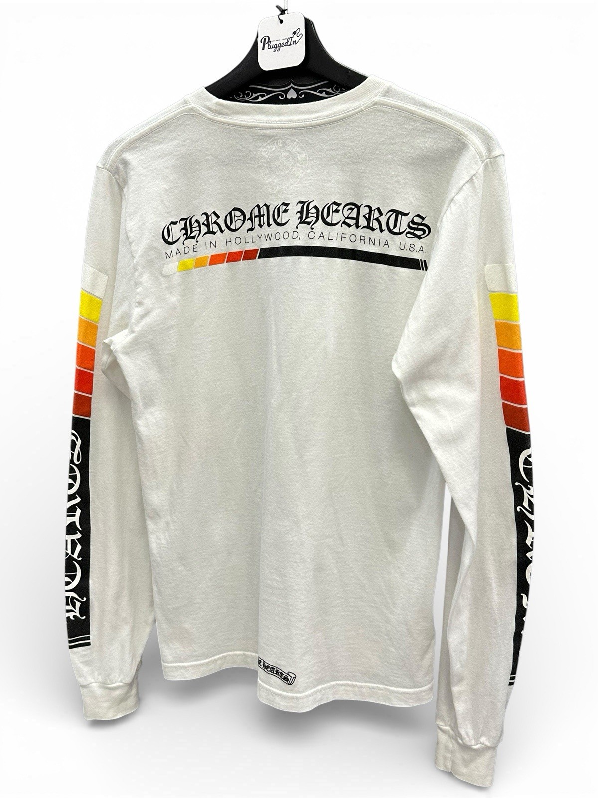 Size Medium - Chrome Hearts Boost Long Sleeve T-Shirt ' White ' PREOWNED