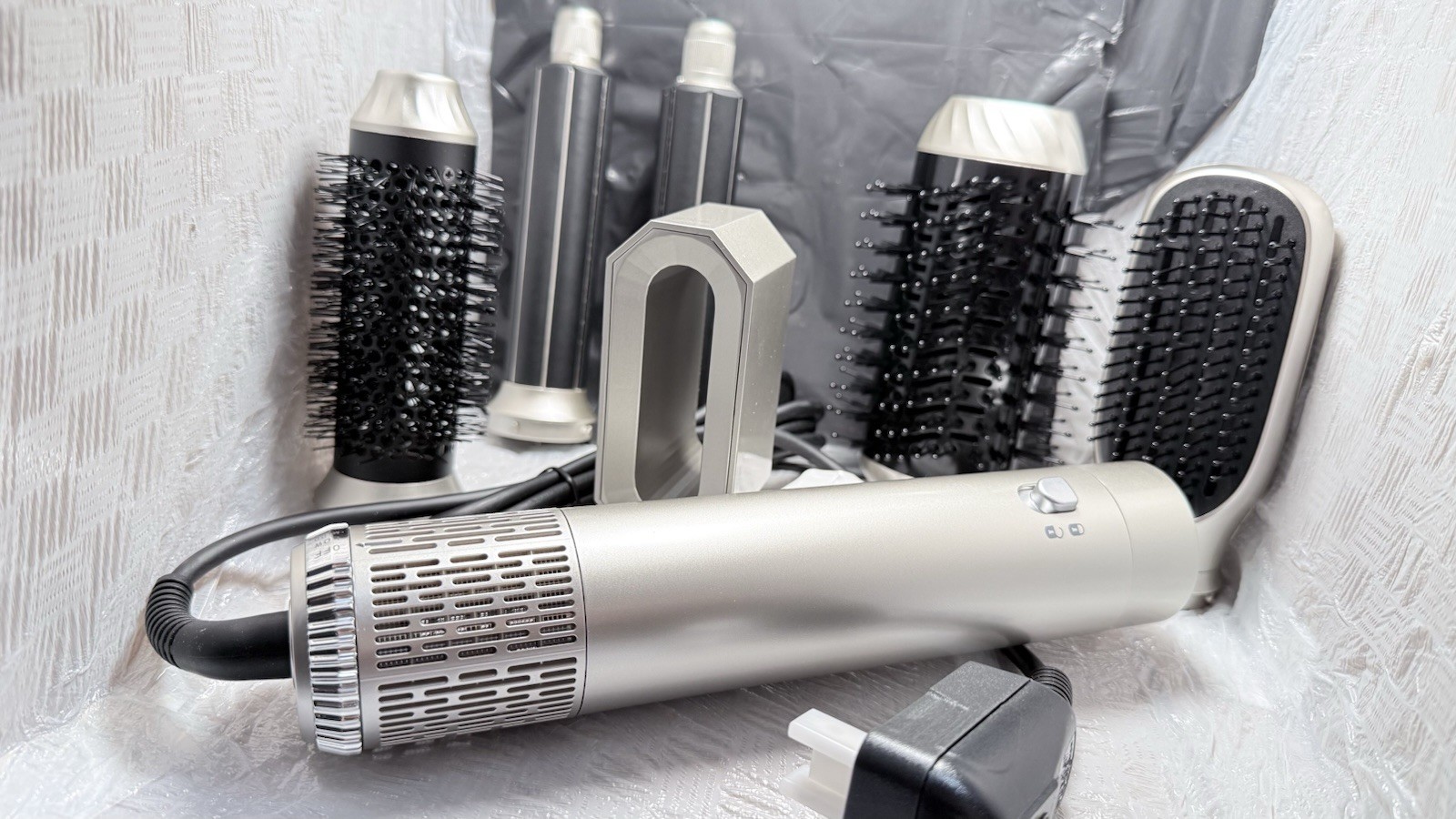 Atopskins Blow Dryer Brush, 6 In 1 Hot Air Styler, Negative Ionic, 3 Temperature