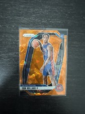 2024-25 Panini Prizm Ron Holland II #269 Orange Ice Prizm Rookie Pistons