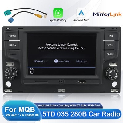 Android Auto Carplay Noname 5TD035280B Autoradio für Golf 7 7.5 GTR Passat B8
