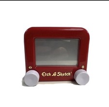 Pocket Etch A Sketch Mini Small Toy Red Color 2016 Spin Master Retro Tiny