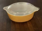 VTG 1970's PYREX Old Orchard 1 Pint #471 Casserole Baking Dish With Glass Lid