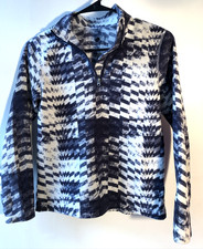 OBERMEYER kids' Fleece Top 1/4 Zip Pullover Sweater Youth 12-14 Size L