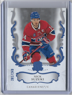 2023-24 UD THE CUP BASE CARD INSERT /249 NICK SUZUKI #64 MONTREAL