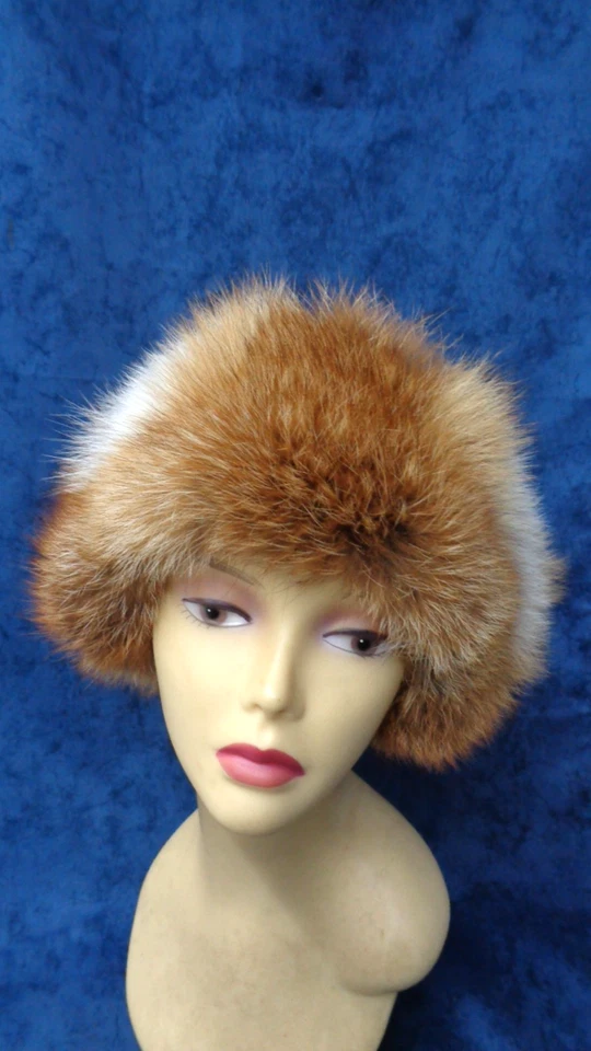 FUCHS PELZ STIRNBAND/LOOP SAGA ROTFUCHSFELL NACHHALTIGKEIT NEU ( UPCYCLING ) - Bild 3 von 4