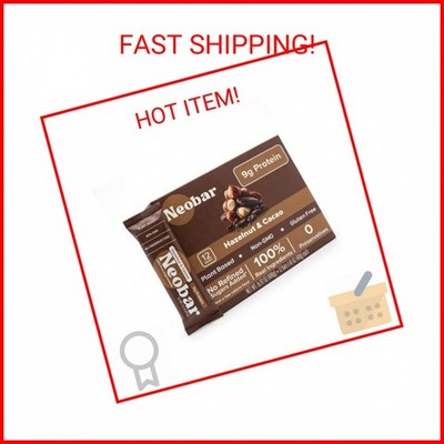 NEOBAR 9g Plant-Based Protein Fruit and Nut Bars - Vegan Snack Bars, Gluten Free