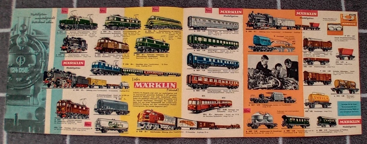Märklin H0 Werbe-Flyer / Prospekt von 1964/65 / OYNN 07 64  th  / TOP / Original