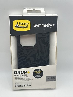 Apple iPhone 14 Pro OtterBox Symmetry+ MagSafe Rebel Black Zebra Case   New