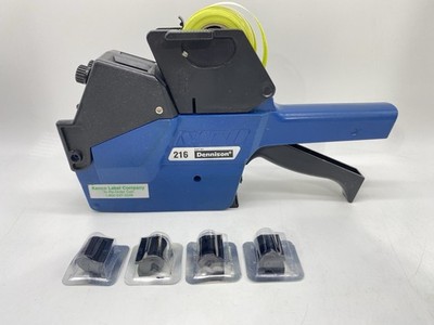 Avery Dennison 216 Price Sticker Label Gun w/4 Ink Cartridges