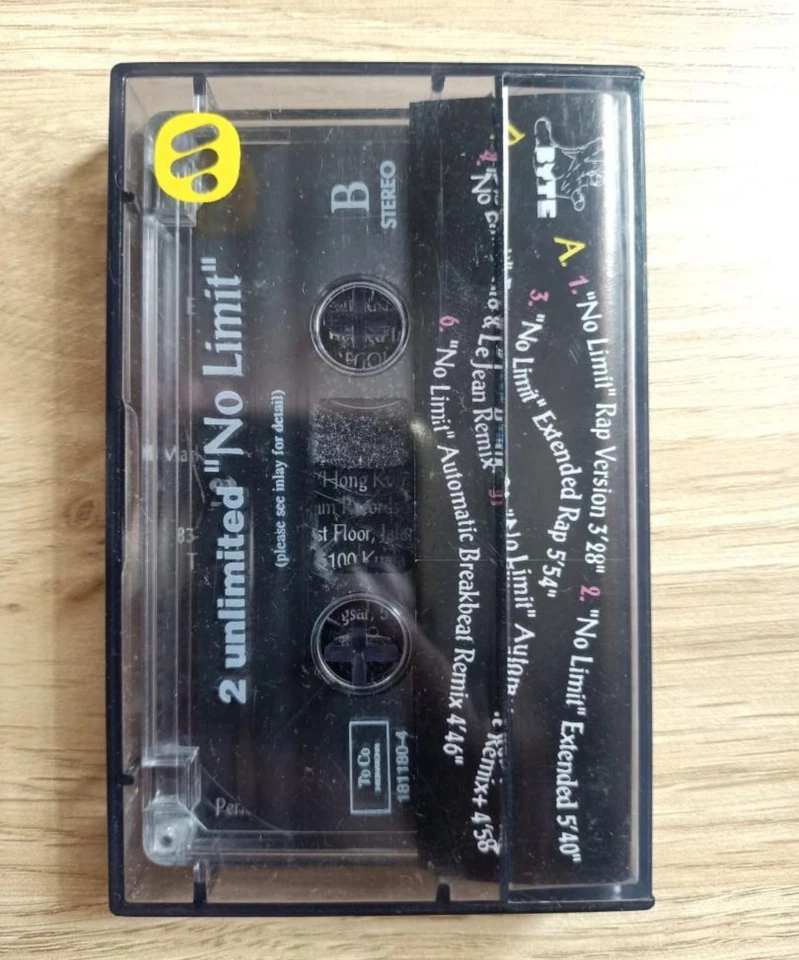 2 Unlimited : " No Limit " ( Cassette Tape ) - Image 2 of 4