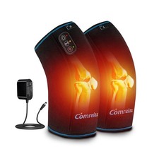 Knee Massager with Heat  Vibration, Heated Knee Brace for Knee Pain Relief, ...