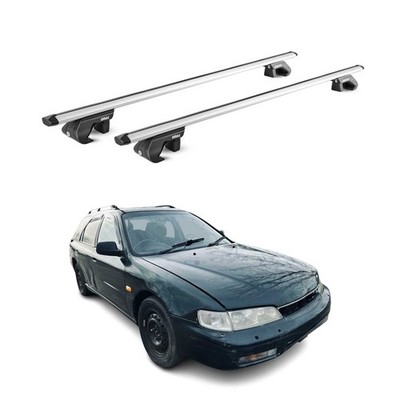 Roof Rack Cross Bars Luggage Carrier for Honda Accord 1994-1997 Alu Grey 2Pcs