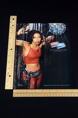2002 Eclipse Flash Strips Gum RES How I Do Disco Magazine Page Print Ad Poster