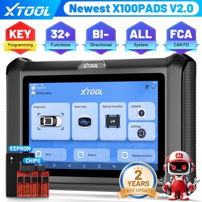 XTOOL X100 PAD S V2.0 IMMO Key Programming Tool Full System Diagnostic Scanner