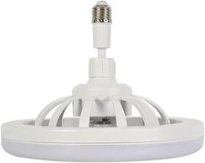 Yucong LED Ceiling Fan Light with Remote - 2-in-1 Mini Fan & E27 Light Fixture