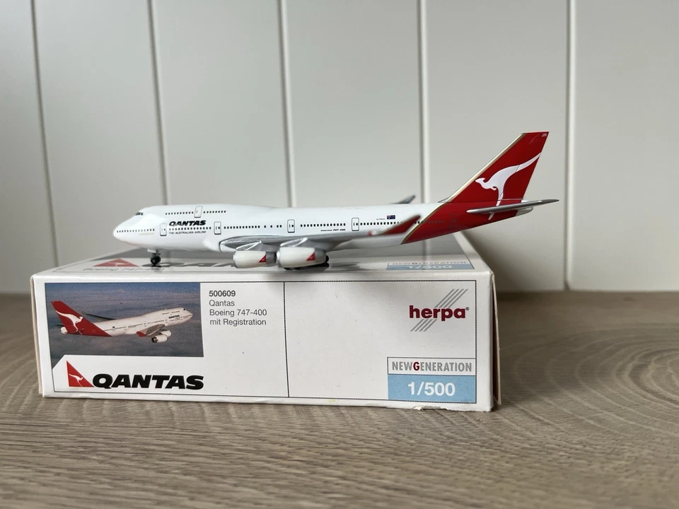 Herpa Wings 1:500 Qantas Boeing 747