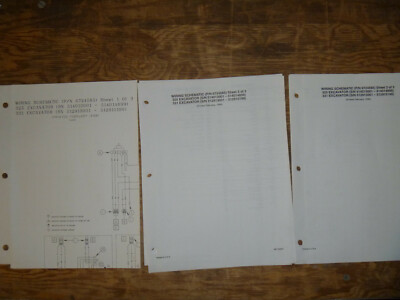 Bobcat 325 331 Excavator Electrical Wiring Diagram Schematic Manual | eBay