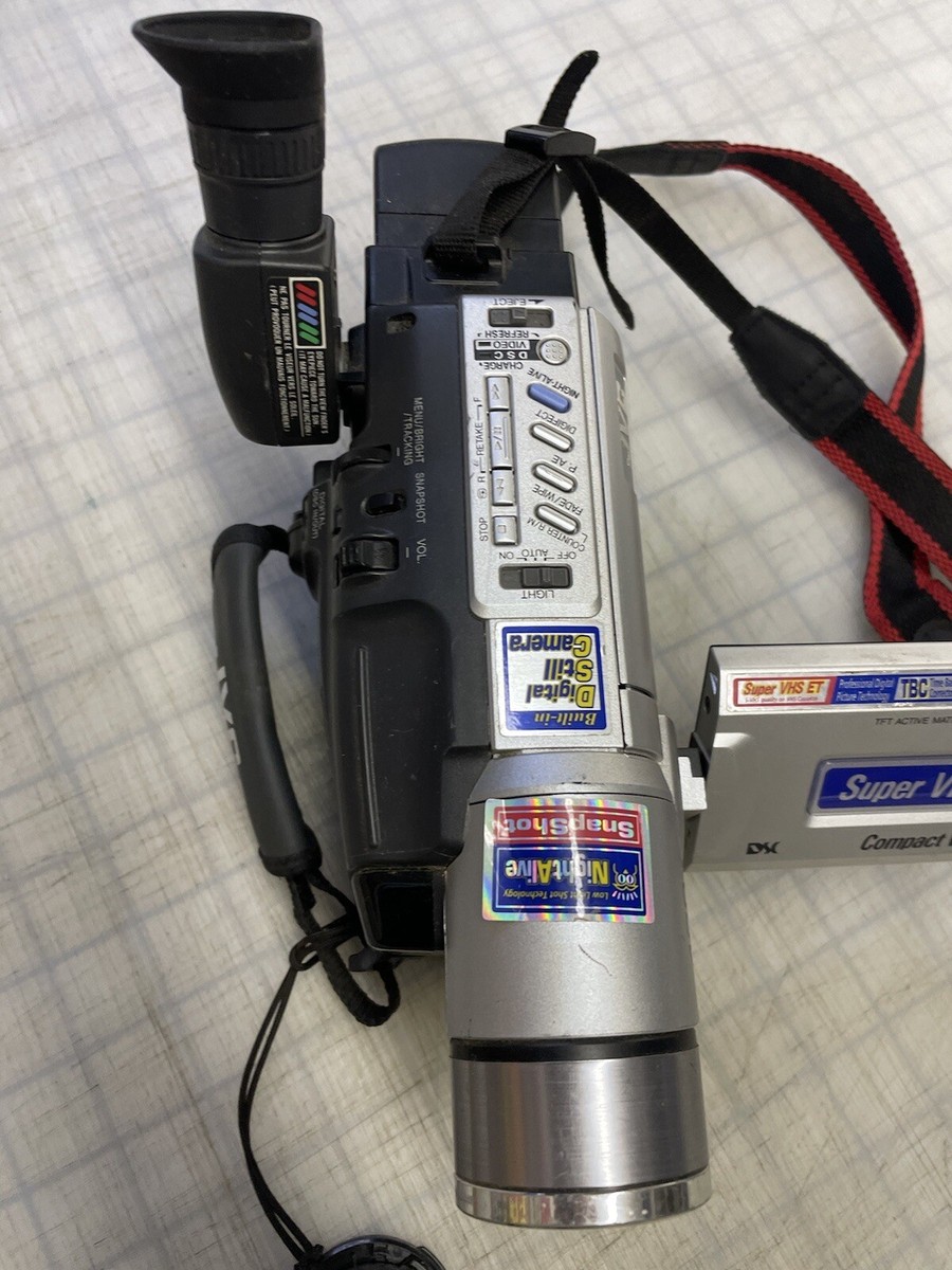 JVC (GR-SXM735U) 400X Digital Zoom SUPER VHS Compact Camcorder No