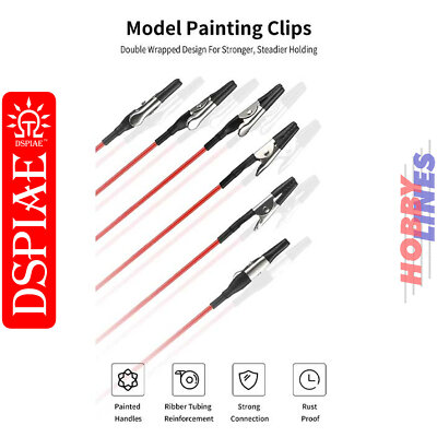 MODELL MALCLIPS 20 Stück stabil halten weicher Griff DSPAIE MPC-20 
