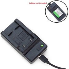 Caricabatteria slim per Nikon EN-EL10 Coolpix S203 Coolpix S60 S210 S220 S3000