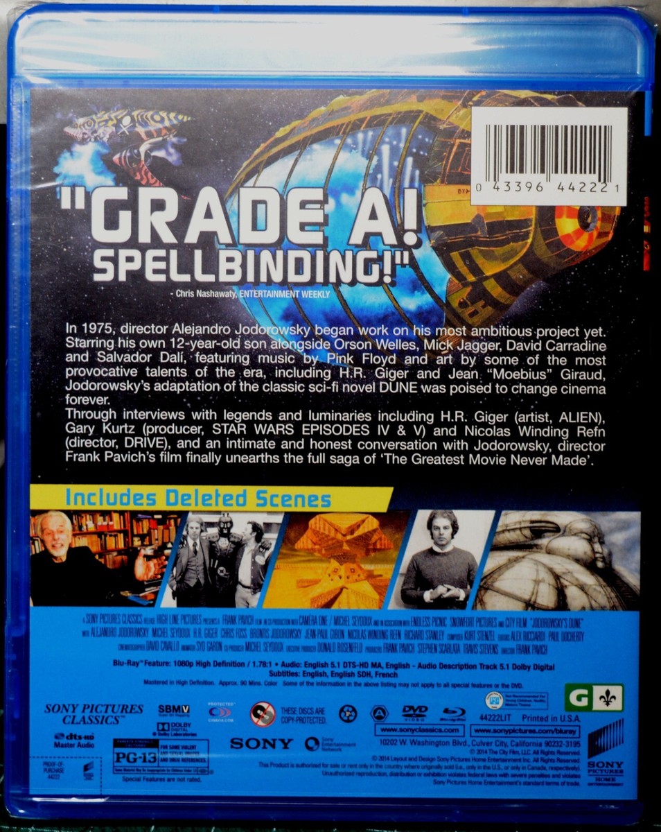 Jodorowsky's Dune [New Blu-ray] With DVD, Widescreen, 2 Pack, Ac-3