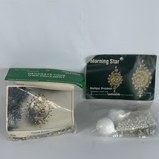 Meri Mac Sequin Christmas Ornament Kits Styrofoam Beaded Vintage NEW Lot 5