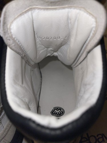 Zapatos de caña alta Shabbies Amsterdam para mujer Euro 38 es EE. UU. talla 8-8,5 blanco/negro/rosa - Imagen 12 de 18