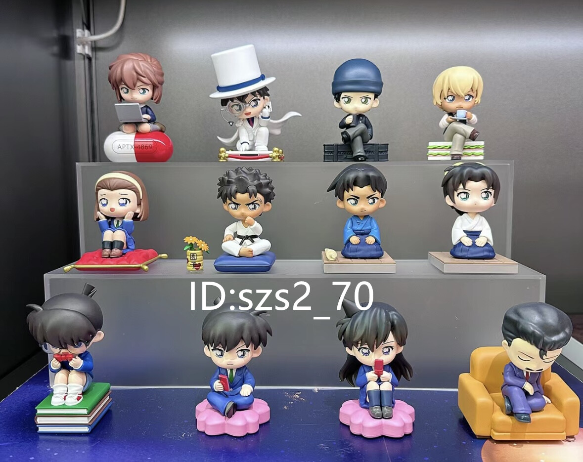 日本未販売popmart Detective Conan フィギュア POP MART Detective Conan Classic Character Blind Box Confirmed
