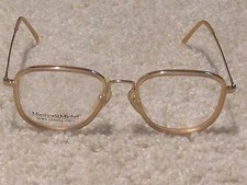 VINTAGE 1980s MAURICE ST. MICHEL WOMEN'S EYEGLASS FRAMES new old stock ORANGE