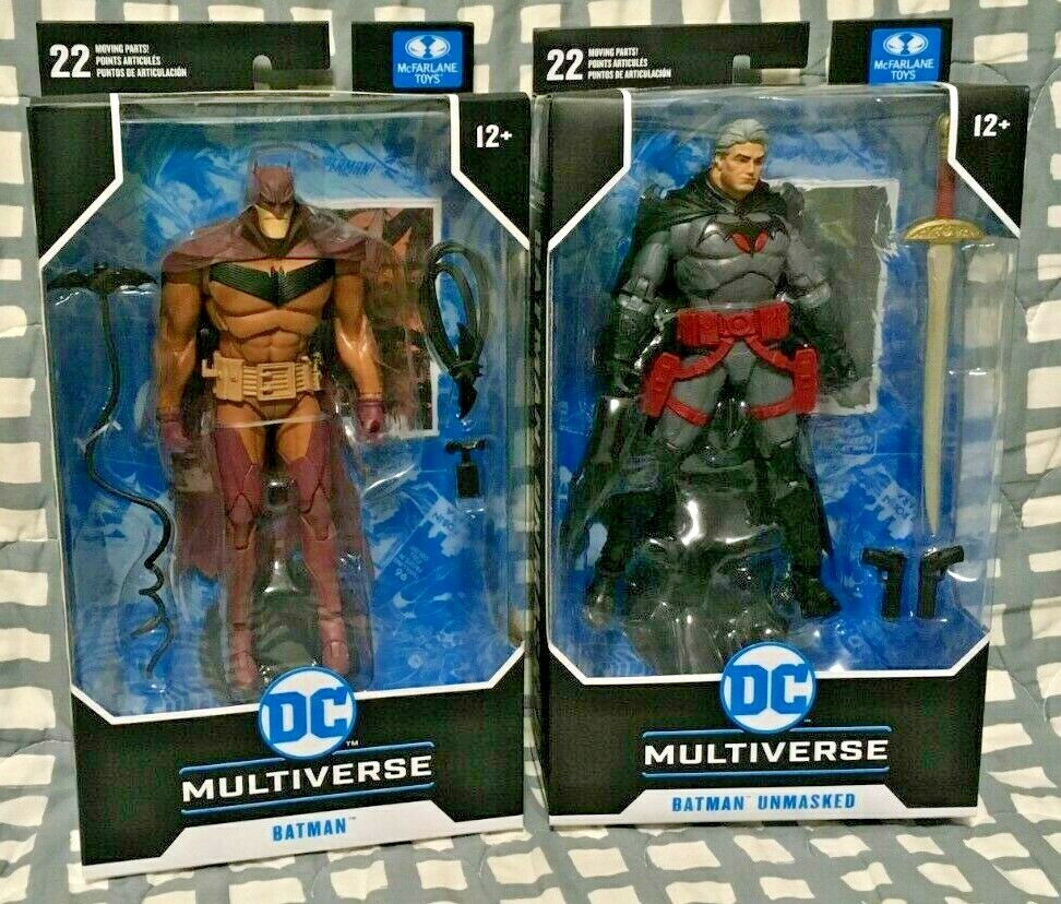 McFarlane DC Multiverse Batman Unmasked Thomas Wayne Target White Red Lot | eBay