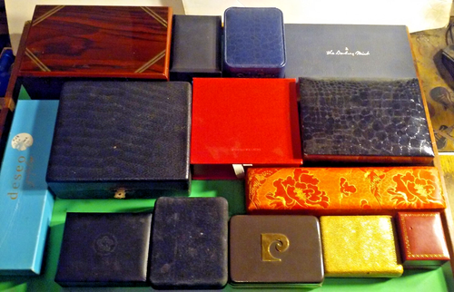 Junk Drawer Lot14 Vintage Retro Jewelry Display Storage Presentation Cases Boxes - Picture 2 of 23