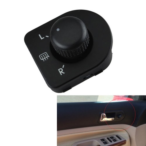Car Left Driving Side Mirror Knob Switch Window Heat Control for VW Golf 98-04 - Picture 3 of 4