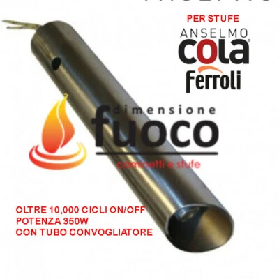 HT CANDELETTA RESISTENZA STUFA PELLET CONTUBO CONVOGLIATORE ARIA ANSELMO COLA 1027