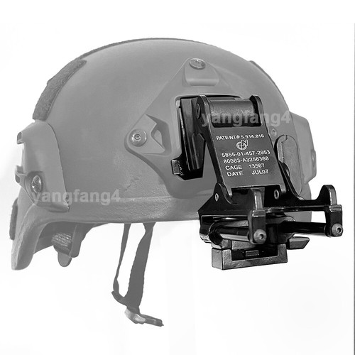 Tactical NVG Helmet Rhino Mount Bracket for AN/PVS7 PVS7B/D PVS14