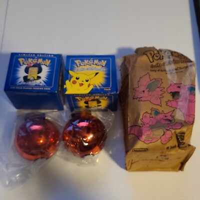 Pokemon Limited Ed. 1999 23K Gold Plated Trading Cards Set Of 2 W/ Burger King | eBay Pokemon Limited Ed. 1999 23K Gold Plated Trading Cards Set Of 2 W/ Burger King | eBay