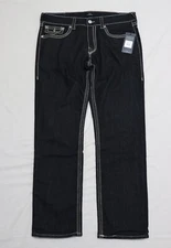 True Religion Men Ricky Big QT Relaxed Straight jeans size 36 x 34 new with tag