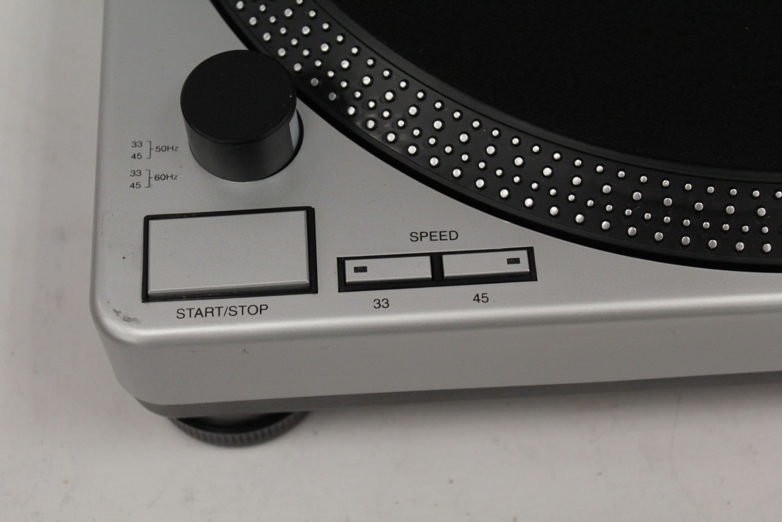 GEMINI XL200 2Spped Full Manual BeltDrive Turntable In Silver/Black