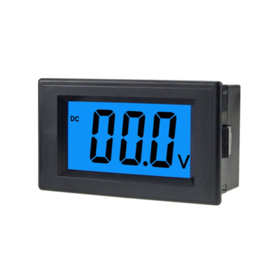 DC 0-500V Blue Large LCD Battery Indicator Monitor Voltage Volt Meter Voltmeter