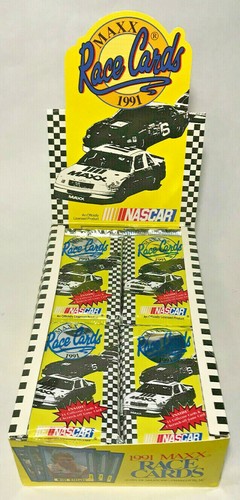 1991 Maxx Race Racing Cards, 1 Sealed Wax PACK From Wax Box, 15 Cards, Nascar - Picture 3 of 4