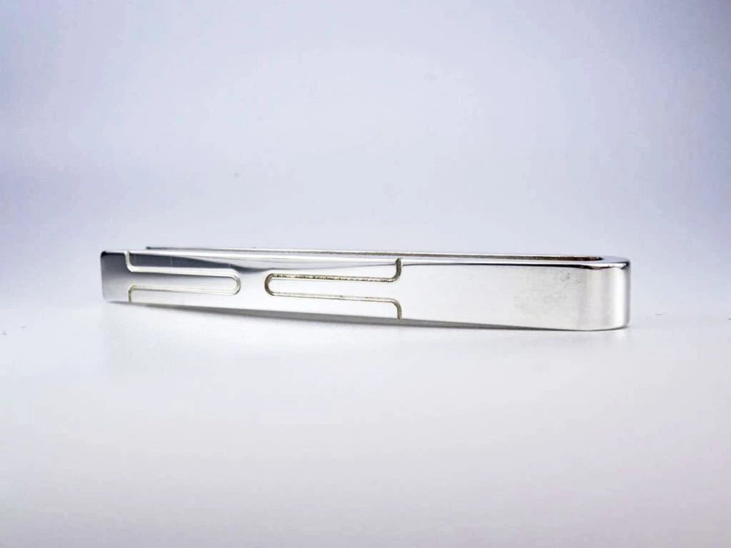 Hermes H sterling silver 925 reversible tie clip tie pin tie bar France