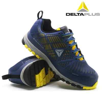 Mens DELTA PLUS Safety Trainer Ankle Boots Steel Toe Cap Work Women Shoes PPE Sz