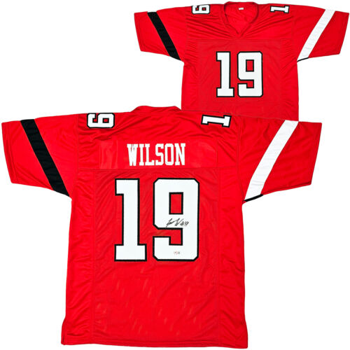 TEXAS TECH TYREE WILSON AUTOGRAPHED SIGNED RED JERSEY BECKETT WITNESS 215904 - Picture 1 of 7