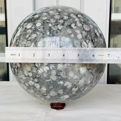 Caracola Natural Cristal Fósil Bola Cuarzo Cristal Esfera Reiki Curación 11400G - Imagen 12 de 12