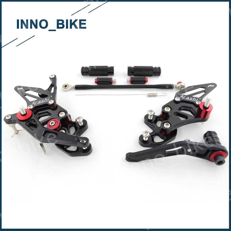 Pinos de apoio para os pés traseiros para Suzuki GSXR600 GSXR750 2006 2007 2008 2009 2010 - Imagem 2 de 4