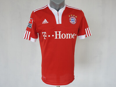 Bayern Munchen 2009 2010 Jersey #44 Tymoshchuk Adidas Red Shirt