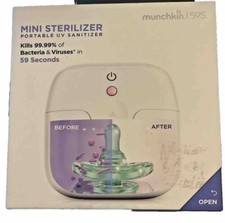 Munchkin 59S Mini Sterilizer Plus Portable UV Sanitizer Rechargeable Child Safe