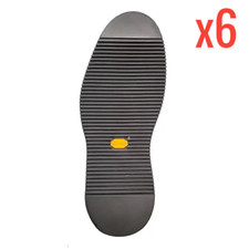 Vibram Mini Ripple Full Soles 342C WHOLESALE LOT OF 6 PAIRS SHOE REPAIR DIY