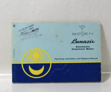 Gossen Lunasix Exposure Meter Instruction Manual 45 pages